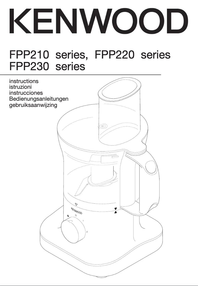 Página 1 del manual Manual de usuario Kenwood FPP230