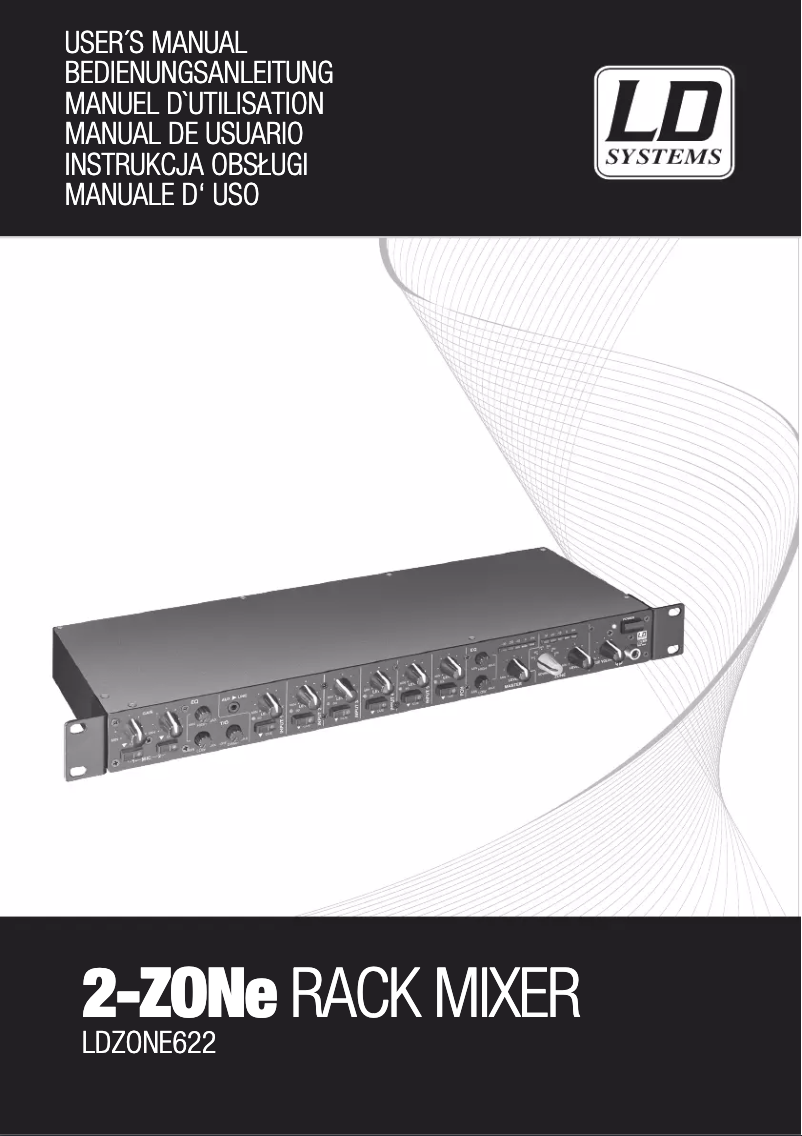 Imagen de la primera página del manual del dispositivo Zone 622