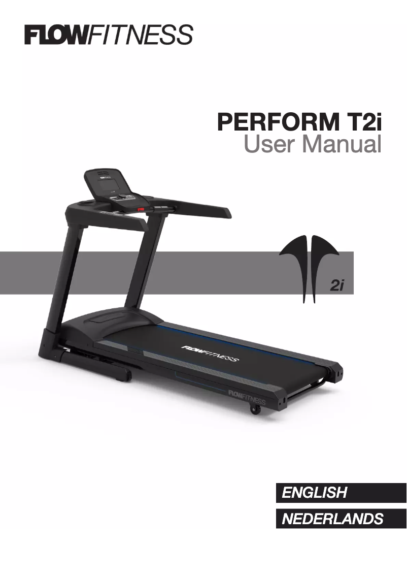Página 1 del manual Manual de usuario Flow Fitness T2i