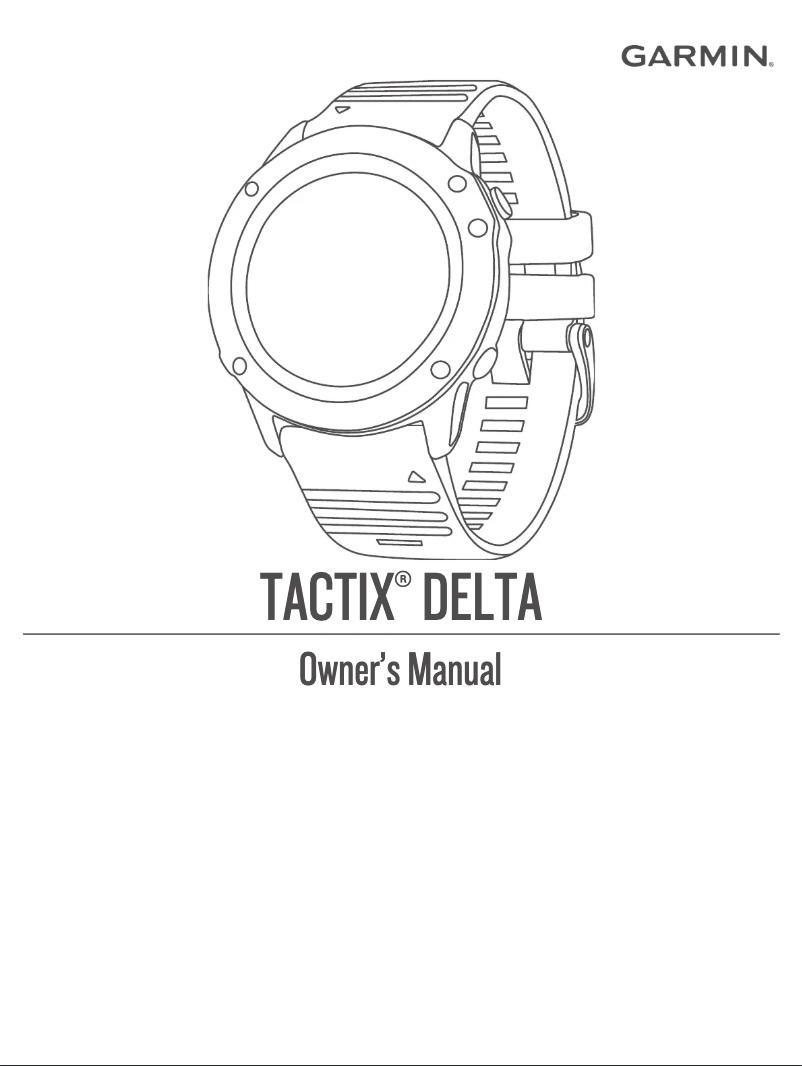 Página nº 1 - Manual de instrucciones Garmin tactix Delta Solar