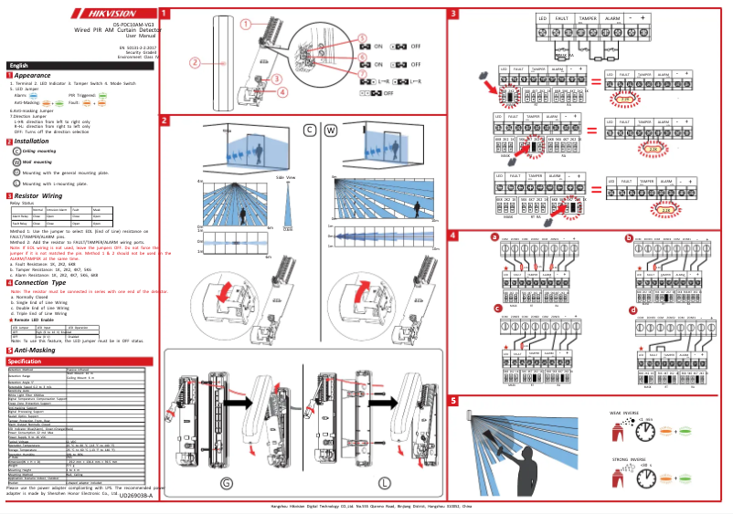Imagen de la primera página del manual del dispositivo DS-PDC10AM-VG3