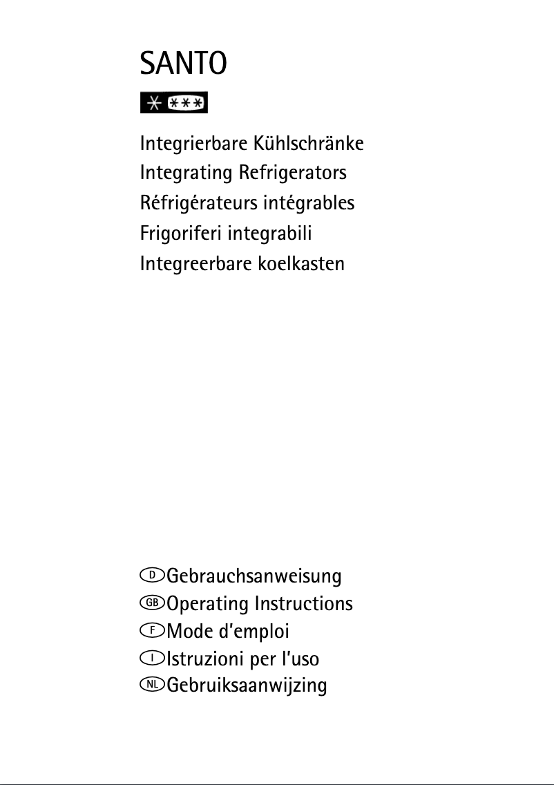 Página nº 1 - Manual de usuario AEG Santo K81240I