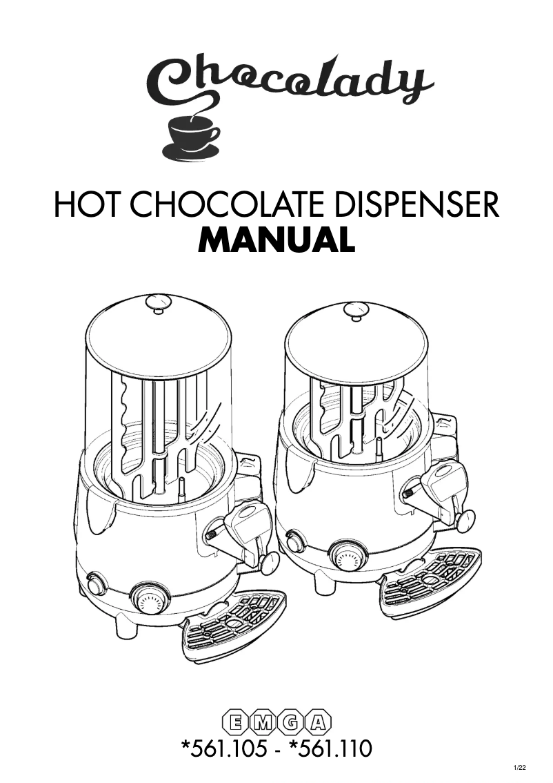 Imagen de la primera página del manual del dispositivo Chocolady 561105