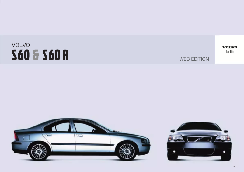 Página 1 del manual Manual de usuario Volvo S60 R (2004)