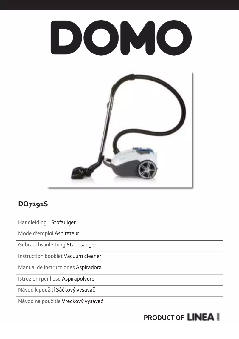 Imagen de la primera página del manual del dispositivo DO7291S