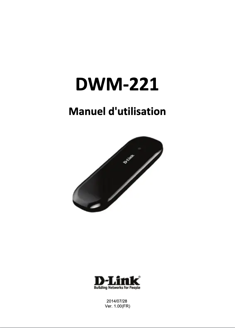 Página 1 del manual Manual de usuario D-Link DWM-221