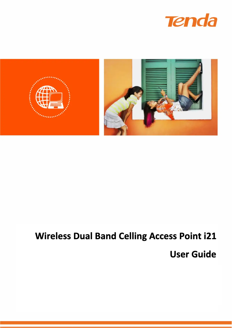 Página 1 del manual Manual de usuario Tenda i21