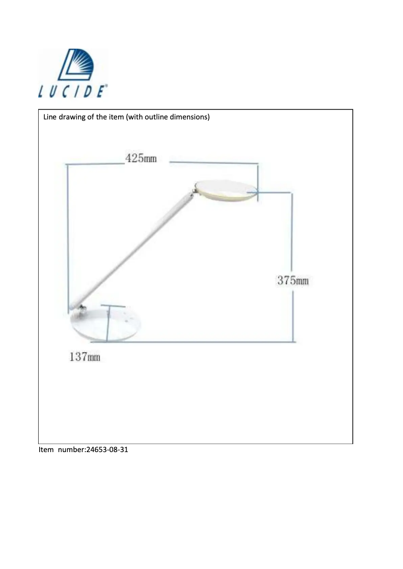 Imagen de la primera página del manual del dispositivo Yda