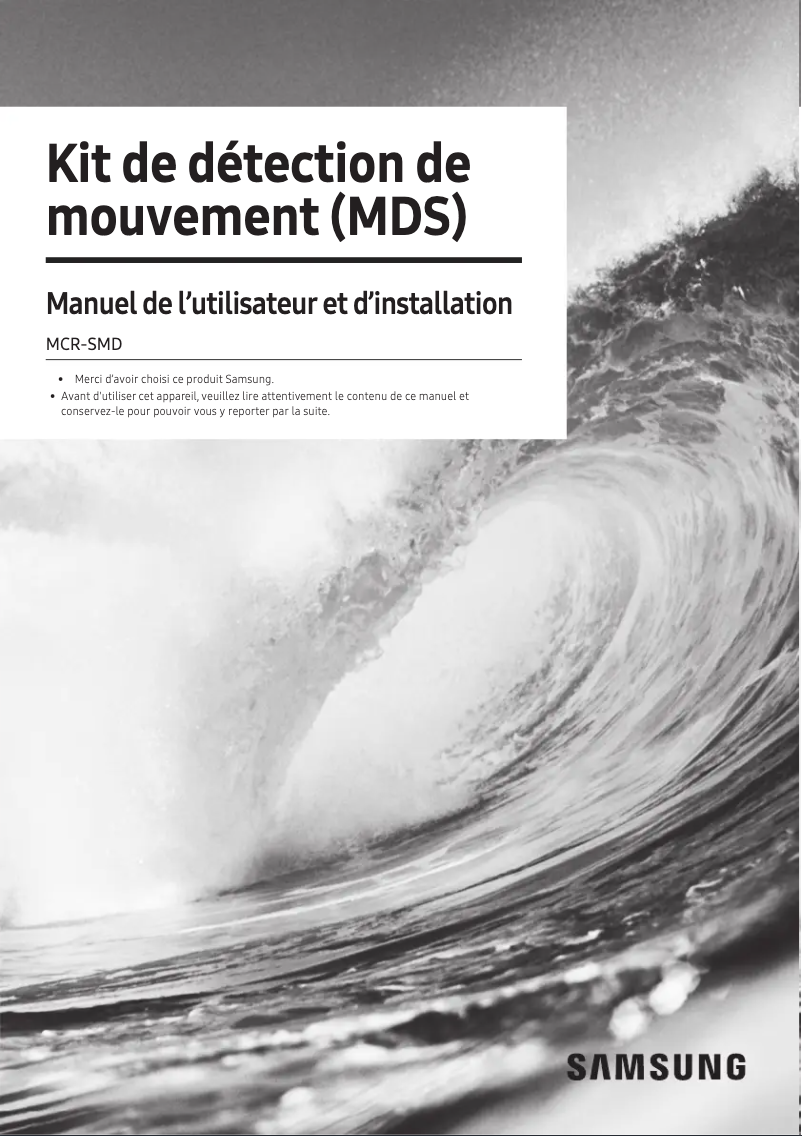 Imagen de la primera página del manual del dispositivo MCR-SMD