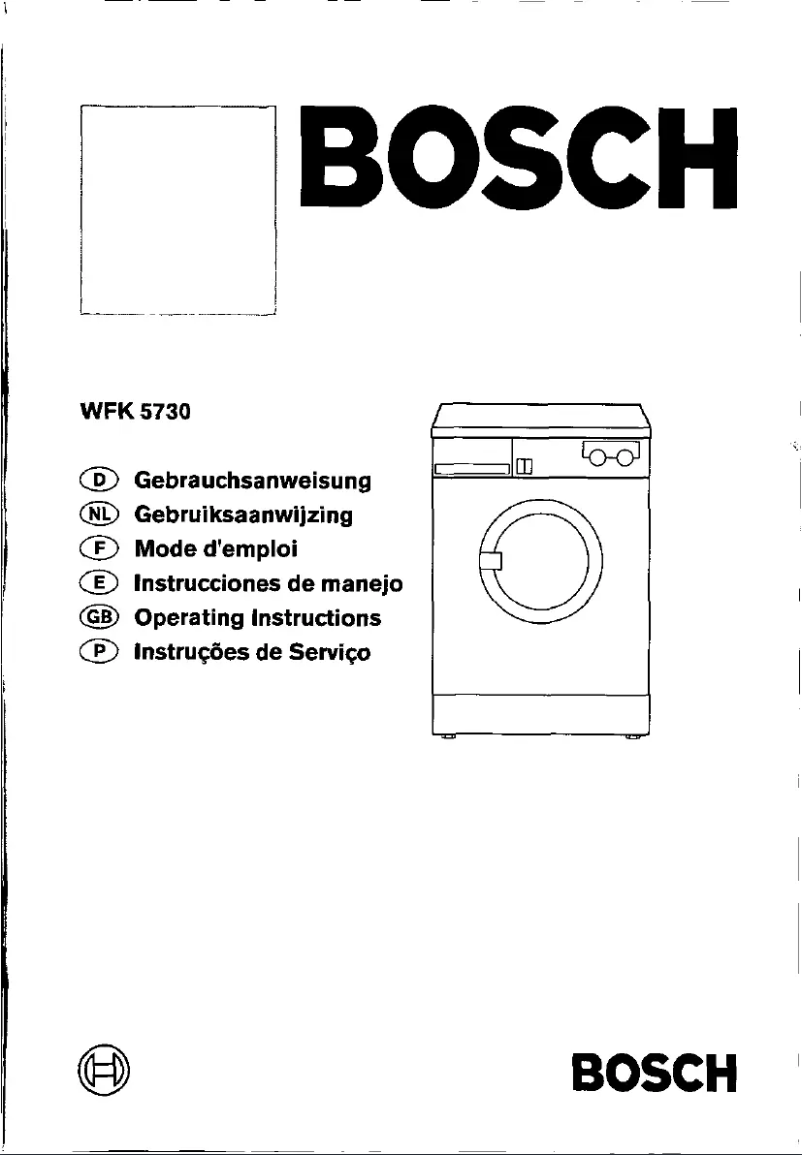 Imagen de la primera página del manual del dispositivo WFK5730