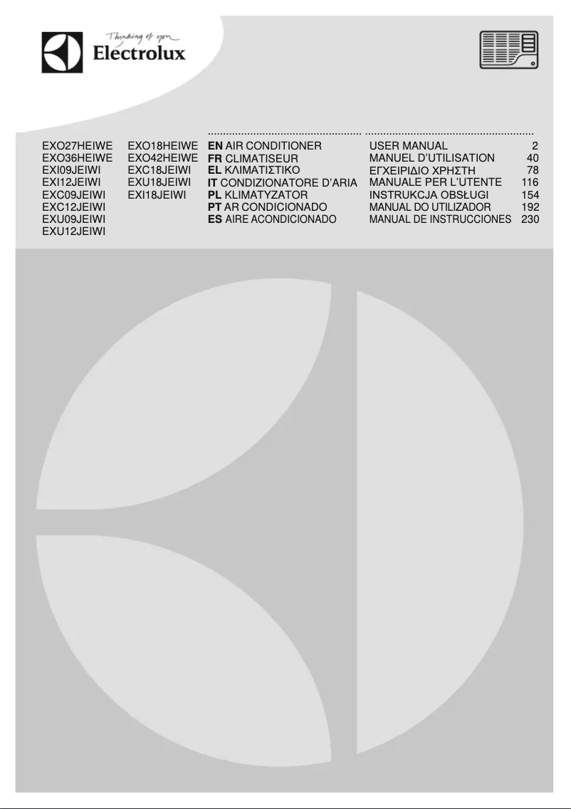 Imagen de la primera página del manual del dispositivo EXI12JEIWI