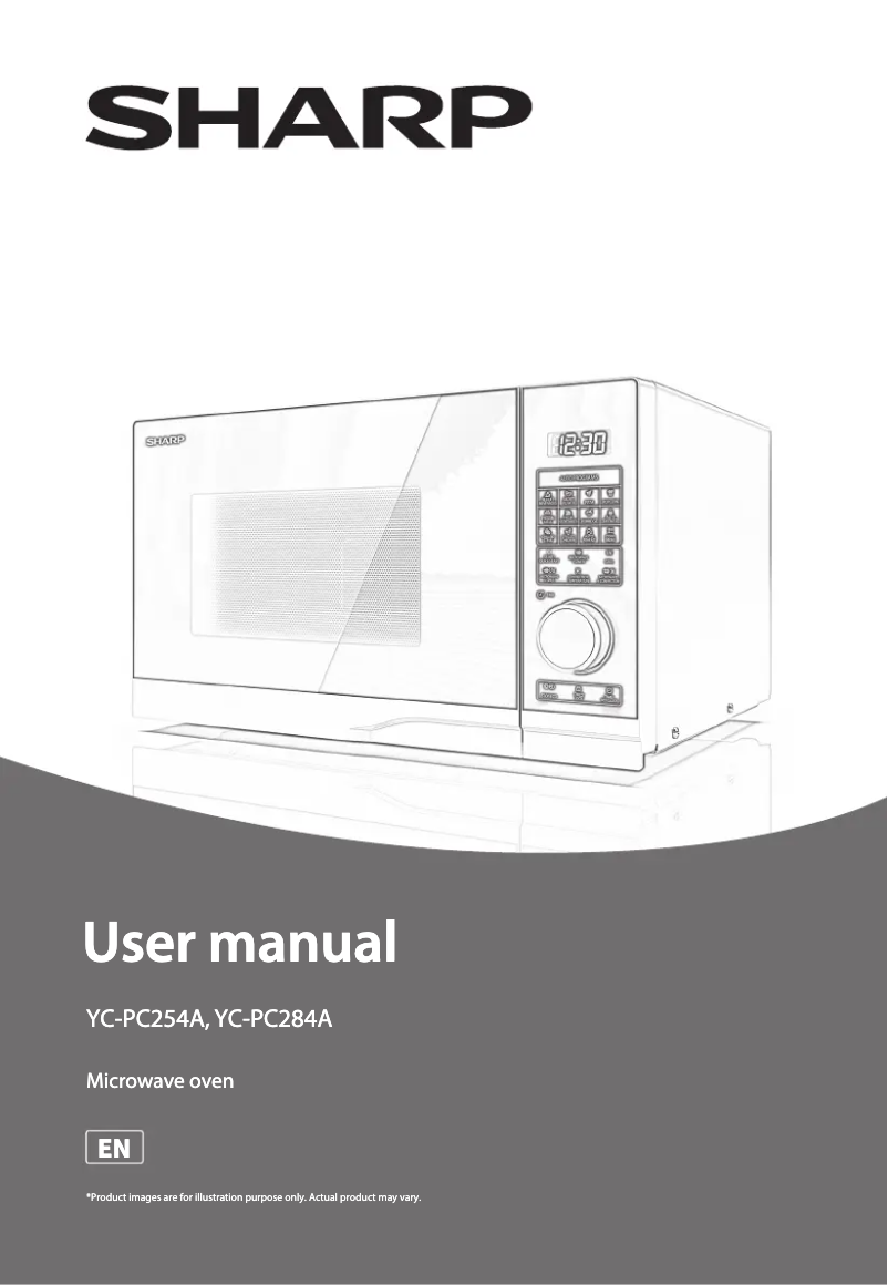 Página 1 del manual Manual de usuario Sharp YC-PC254AU