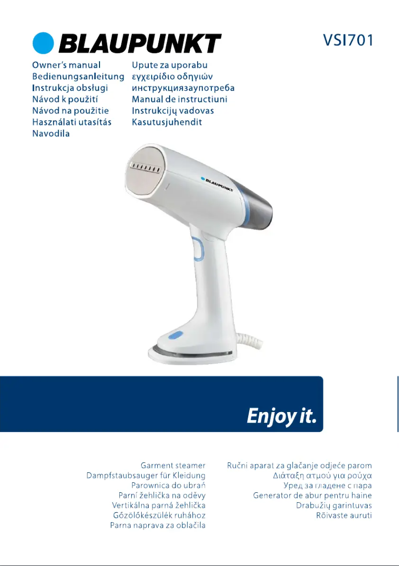 Página 1 del manual Manual de usuario Blaupunkt VSI701