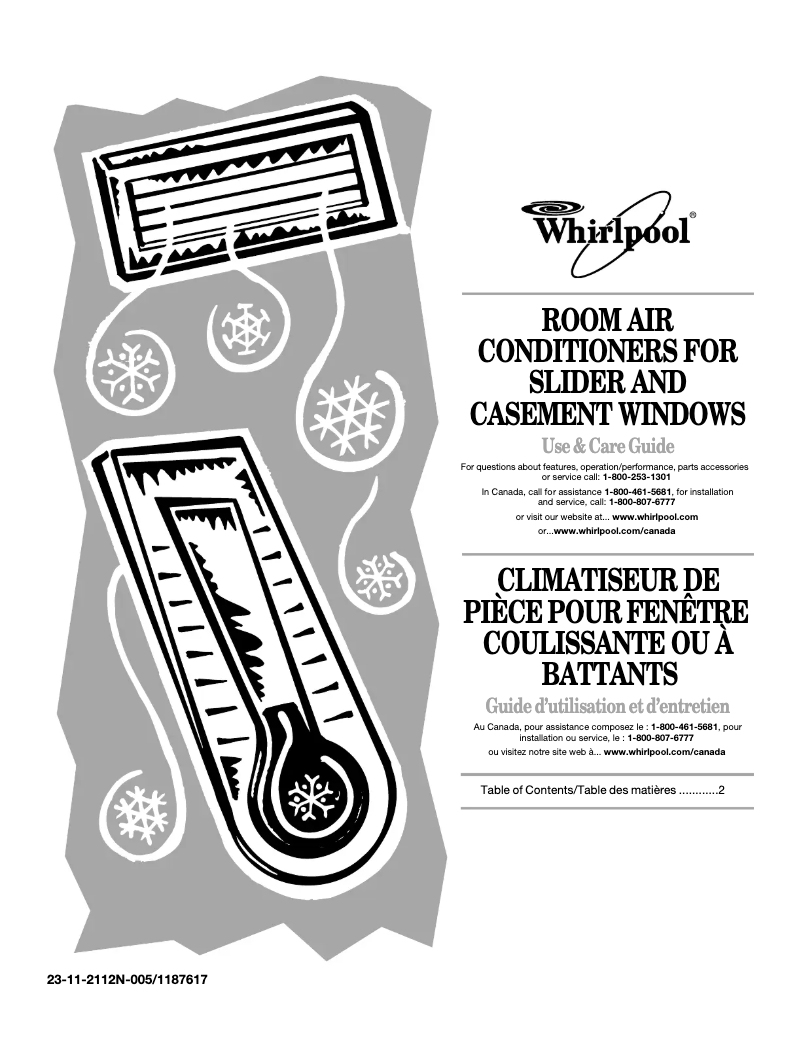 Página nº 1 - Manual de usuario Whirlpool ACS082PP