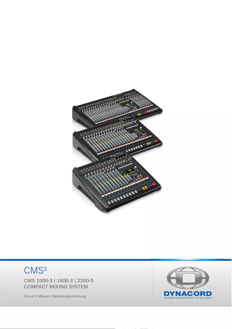 Imagen de la primera página del manual del dispositivo CMS 2200-3