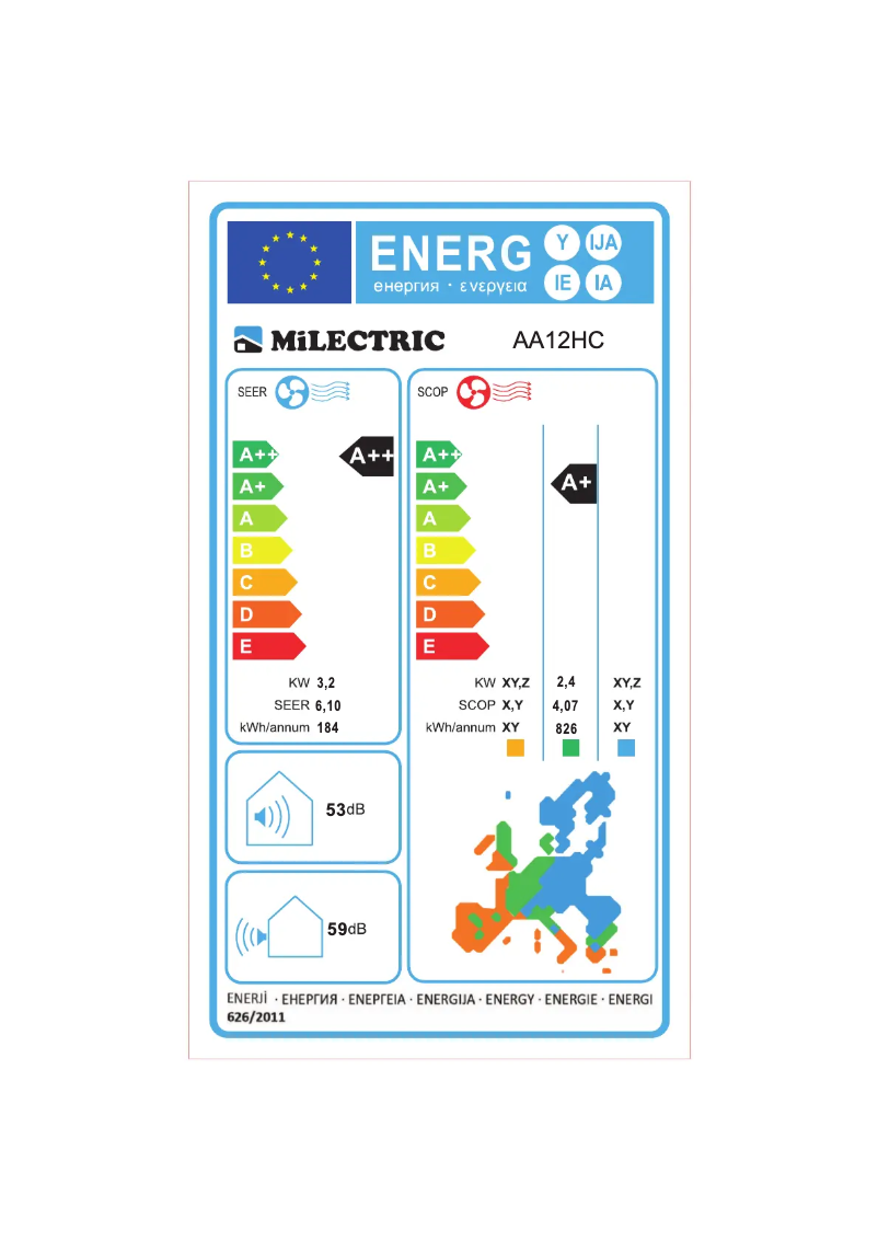 Imagen de la primera página del manual del dispositivo AA12HC