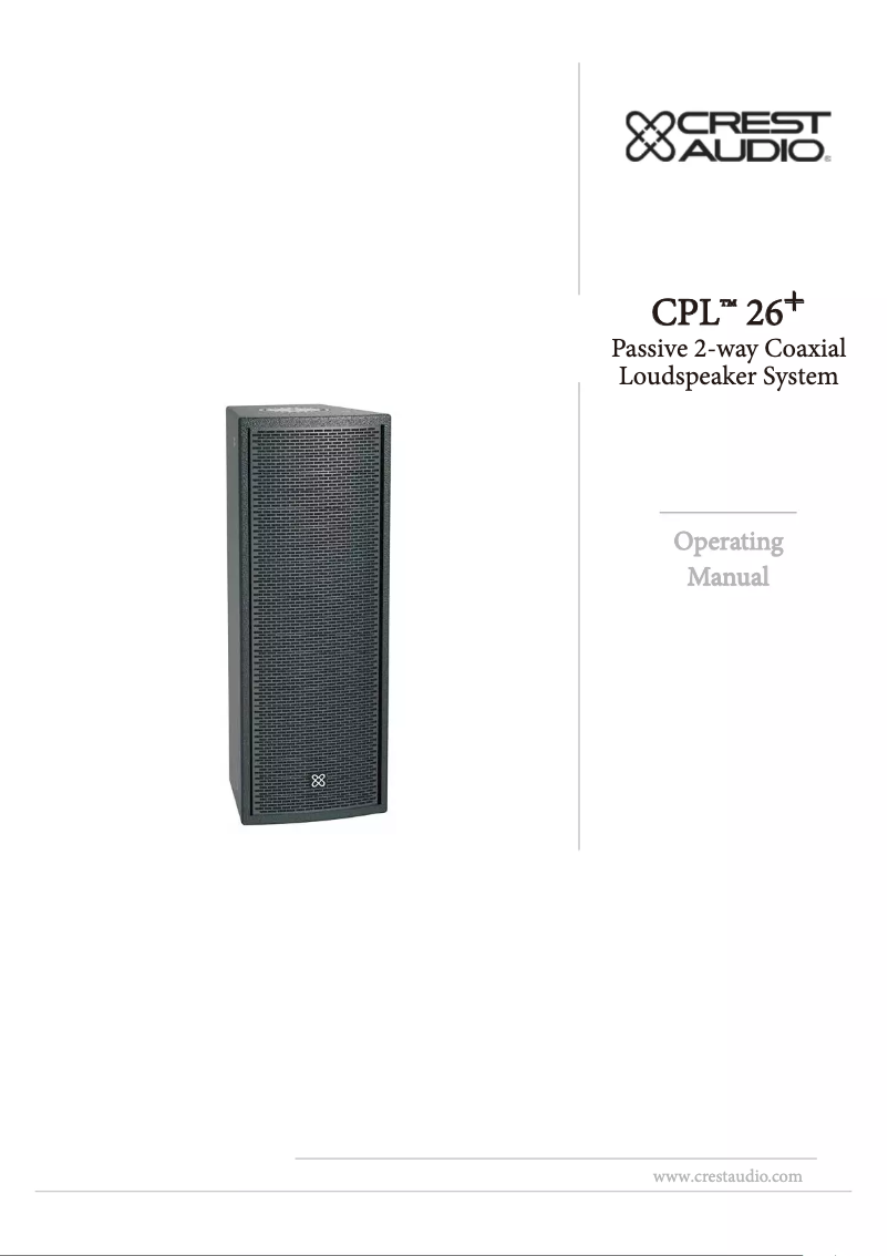 Imagen de la primera página del manual del dispositivo CPL 26+