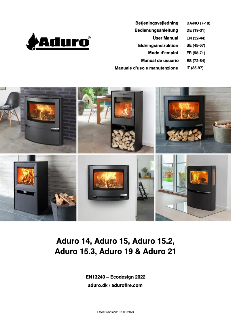 Imagen de la primera página del manual del dispositivo 15