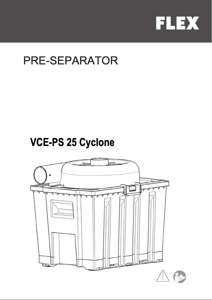 Página nº 1 - Manual de usuario Flex VCE-PS 25 Cyclone