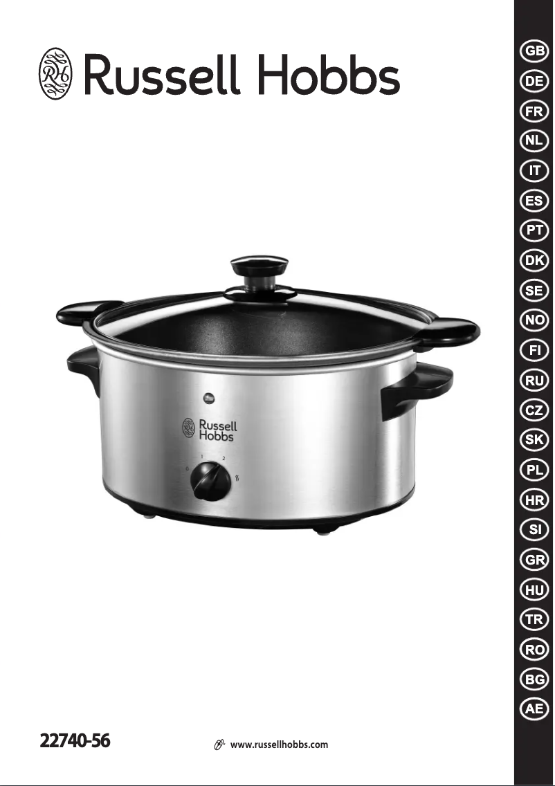 Página 1 del manual Manual de usuario Russell Hobbs 22740-56