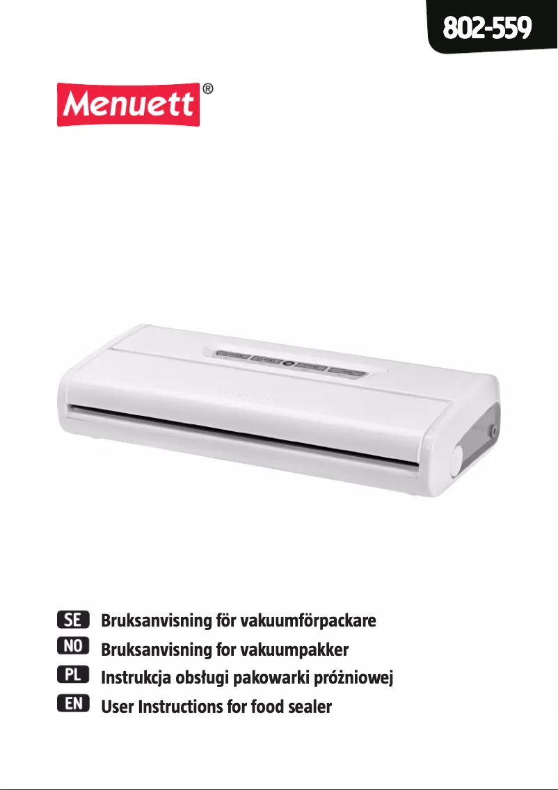 Imagen de la primera página del manual del dispositivo 802-559