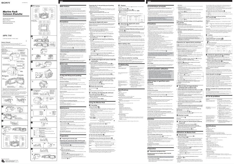 Página nº 1 - Manual de usuario Sony MPK-THE