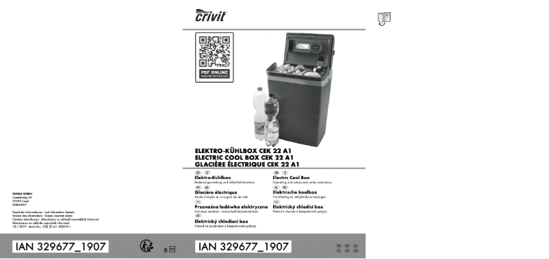 Página nº 1 - Manual de usuario Crivit CEK 29 A2