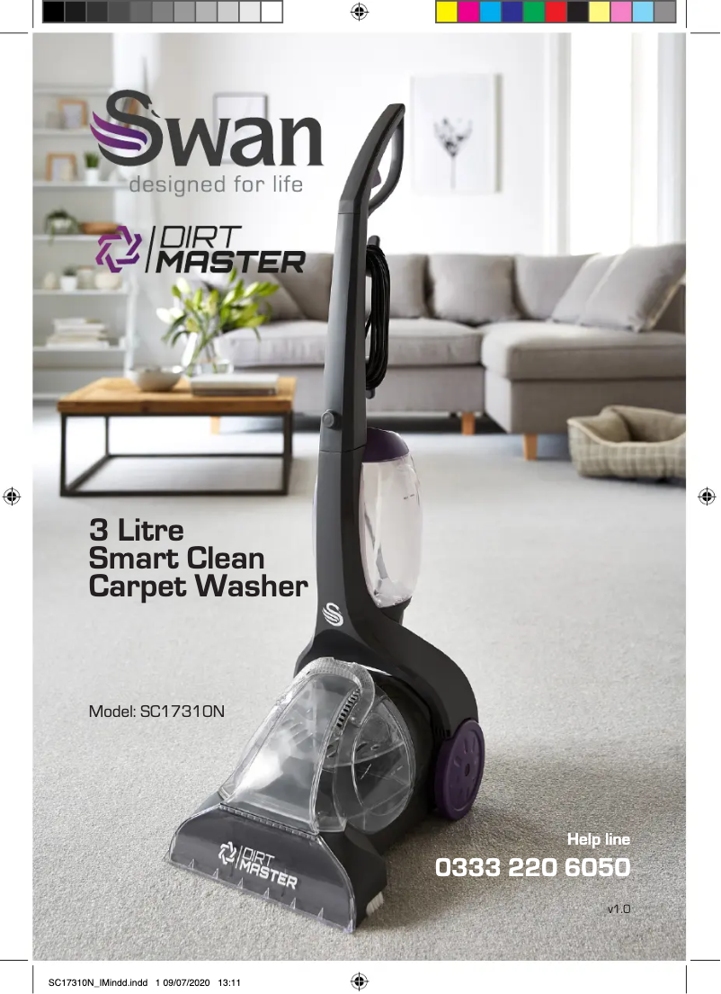 Imagen de la primera página del manual del dispositivo Dirt Master SC17310N