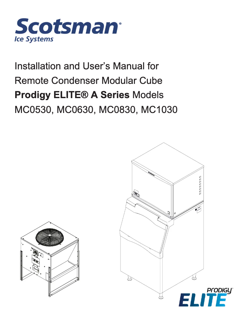 Imagen de la primera página del manual del dispositivo MC0530R