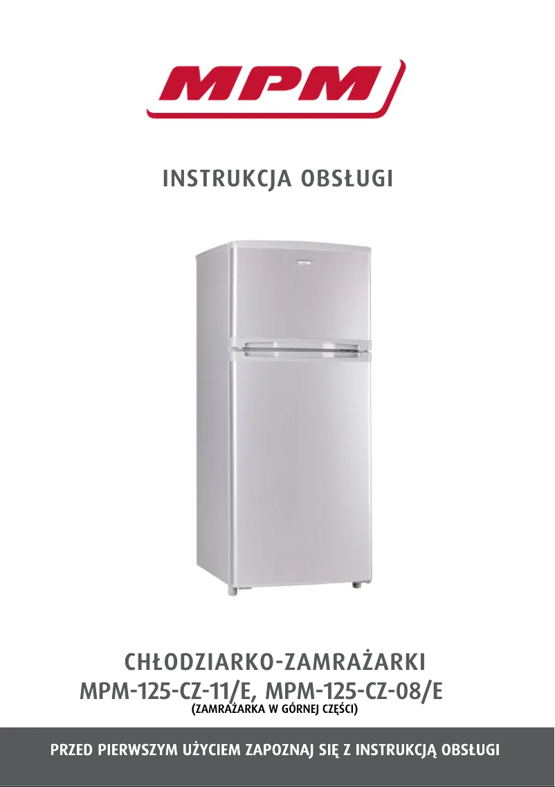 Imagen de la primera página del manual del dispositivo MPM-125-CZ-11/E