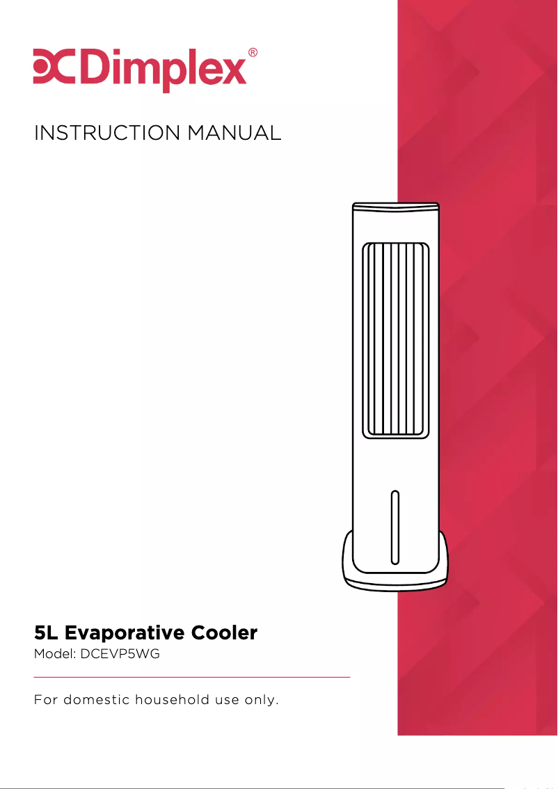 Página 1 del manual Manual de usuario Dimplex DCEVP5WG