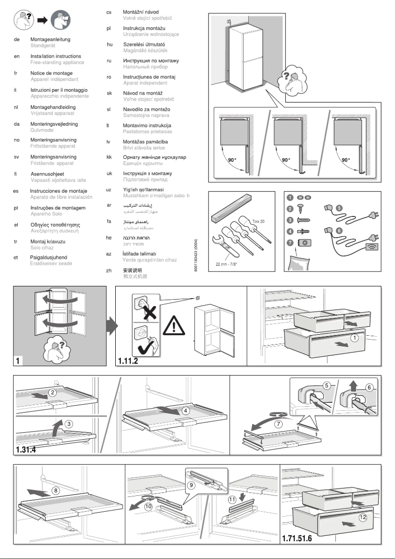 Imagen de la primera página del manual del dispositivo BD3076IFAN