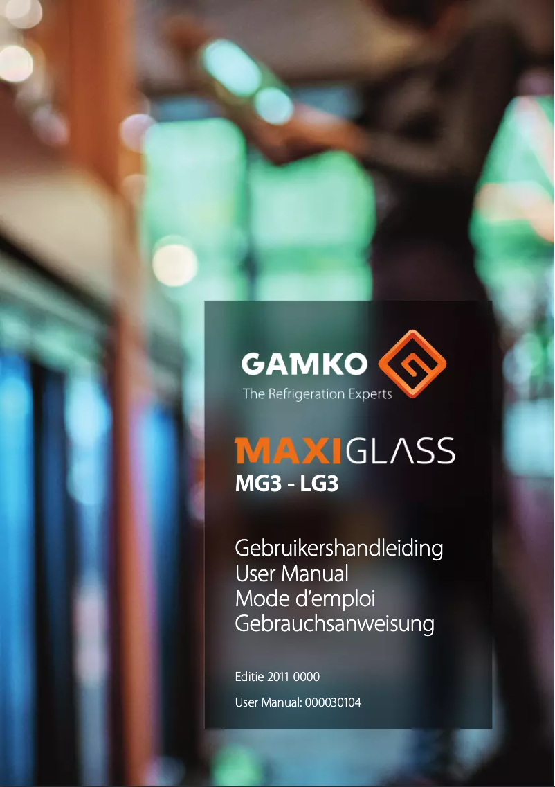Imagen de la primera página del manual del dispositivo Maxiglass LG3/150L