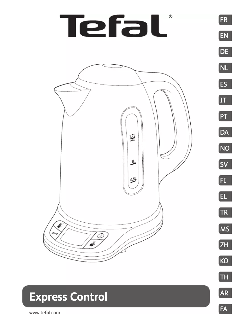 Imagen de la primera página del manual del dispositivo Express Control KI240D27