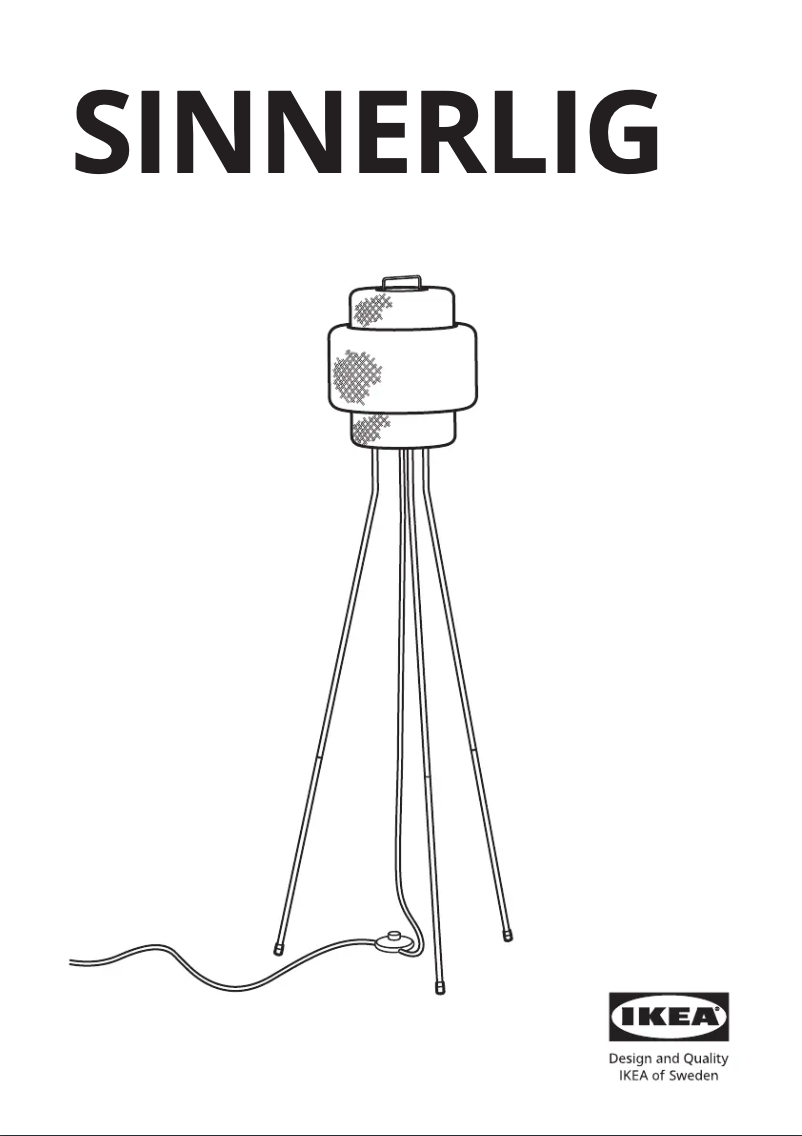 Página 1 del manual Manual de usuario Ikea SINNERLIG 805.243.30