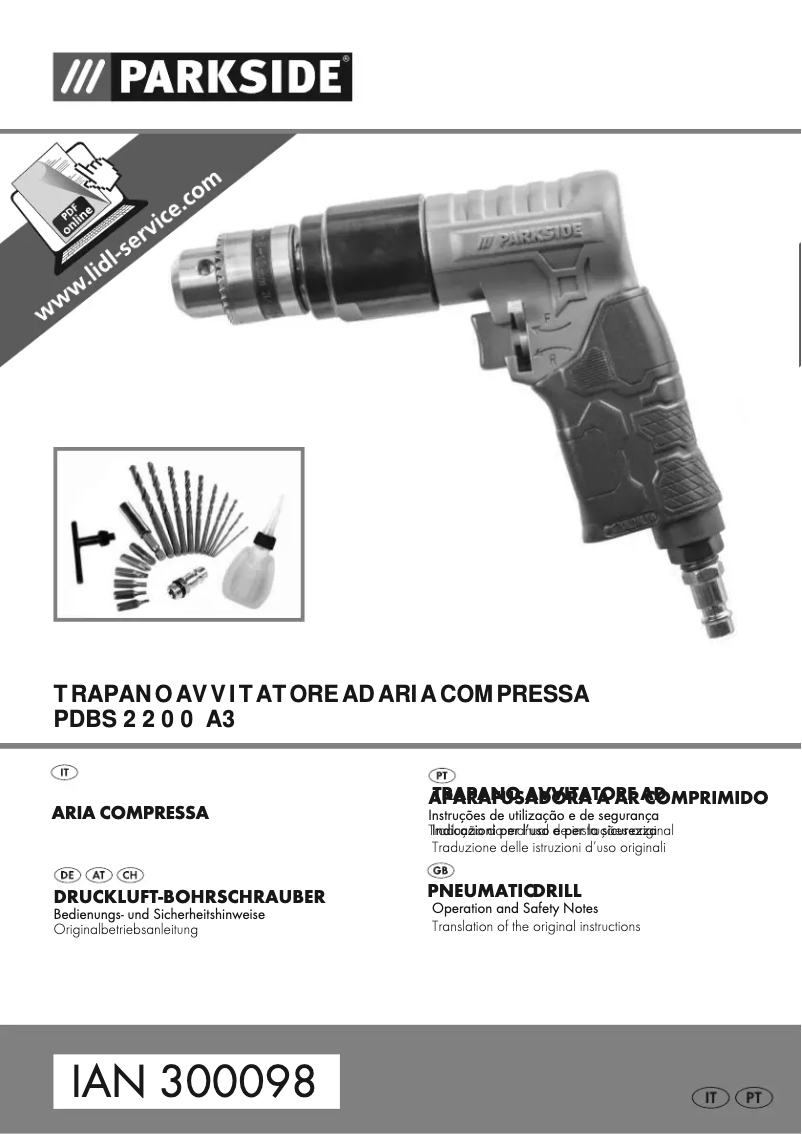 Imagen de la primera página del manual del dispositivo PDMH 4500 A5