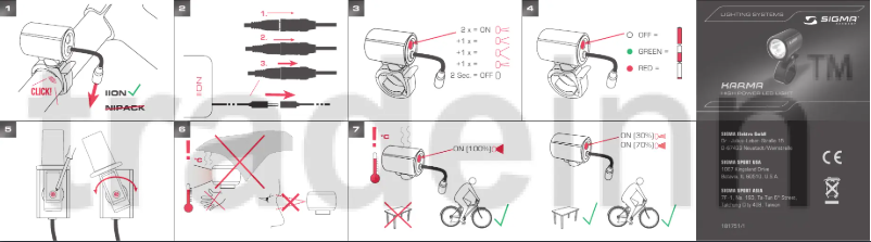 Página 1 del manual Manual de usuario Sigma Cuberider II
