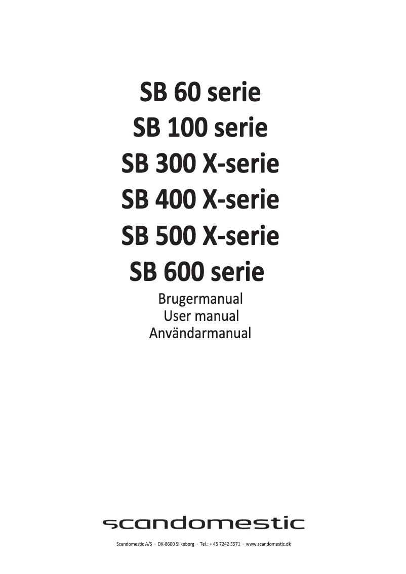 Imagen de la primera página del manual del dispositivo SB 651 W