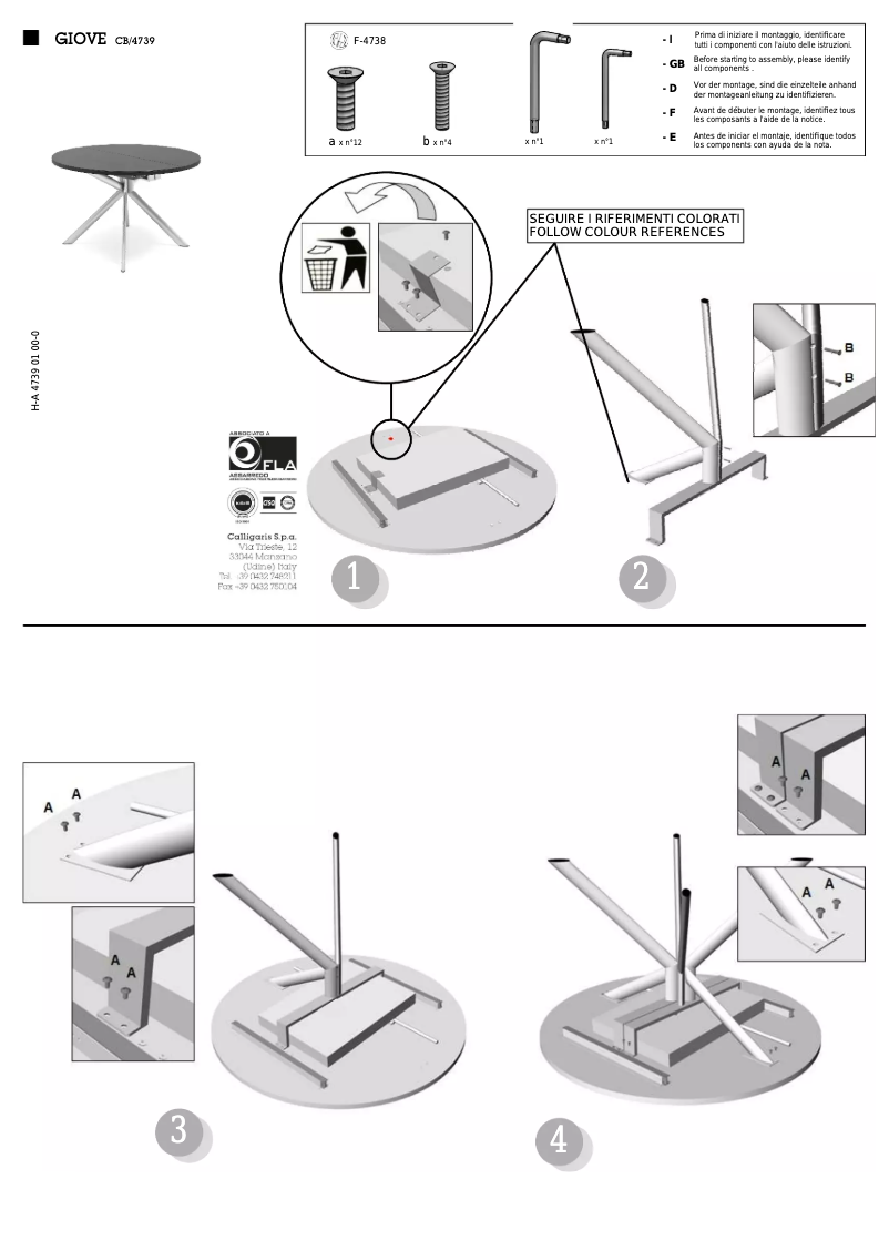 Página 1 del manual Manual de usuario Connubia GIOVE
