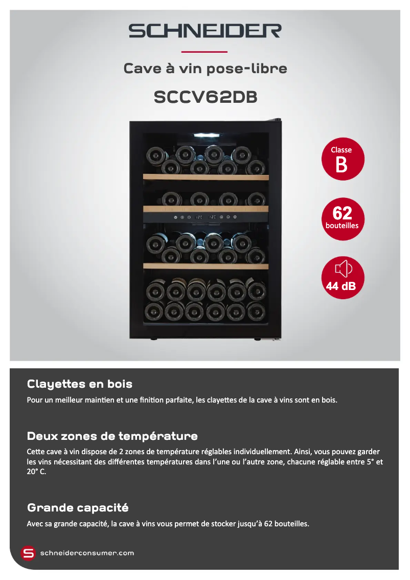 Imagen de la primera página del manual del dispositivo SCCV62DB