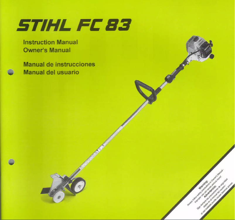 Página 1 del manual Manual de usuario Stihl FC 83