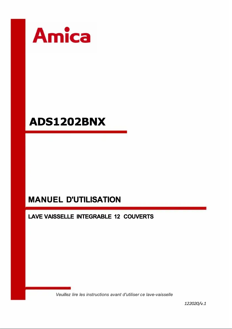 Imagen de la primera página del manual del dispositivo Ads1202bnx