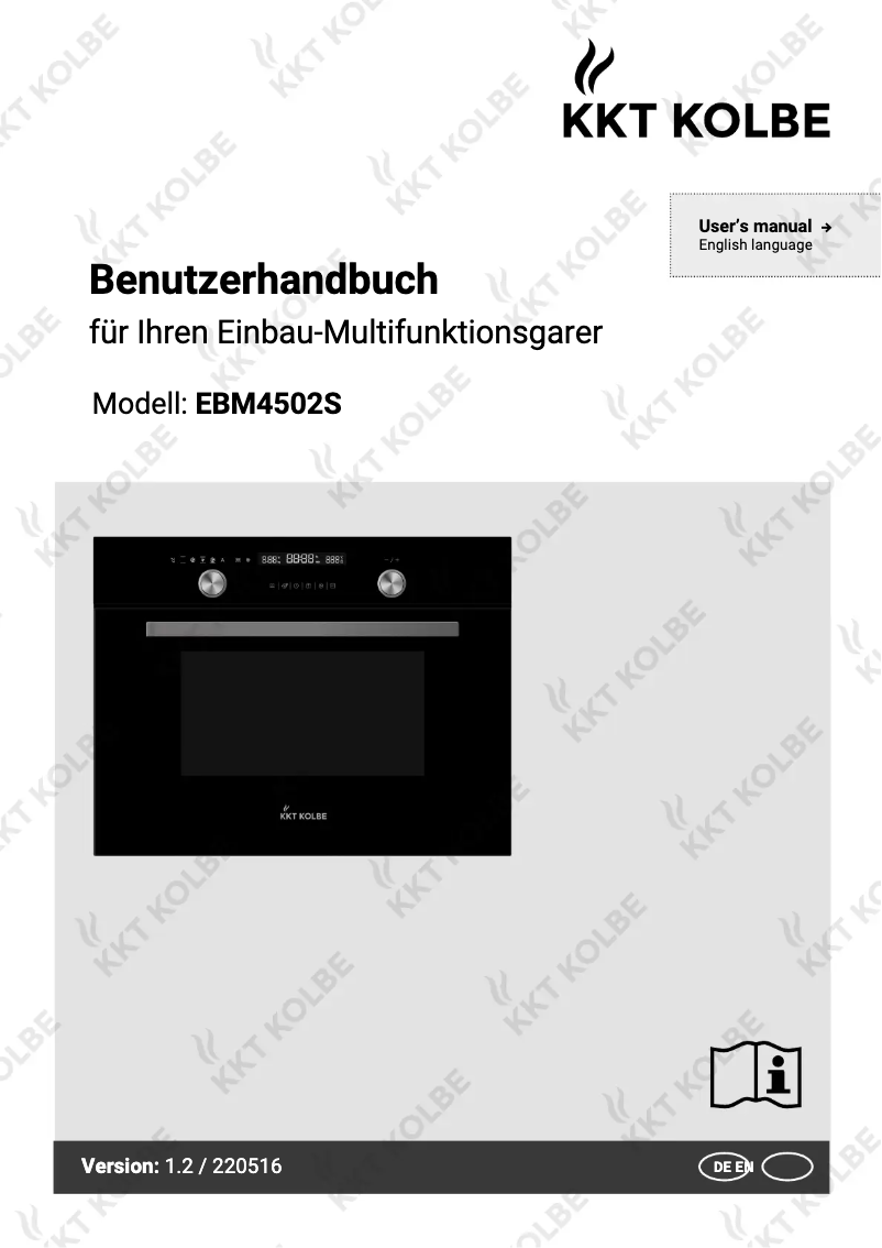 Imagen de la primera página del manual del dispositivo EBM4502S