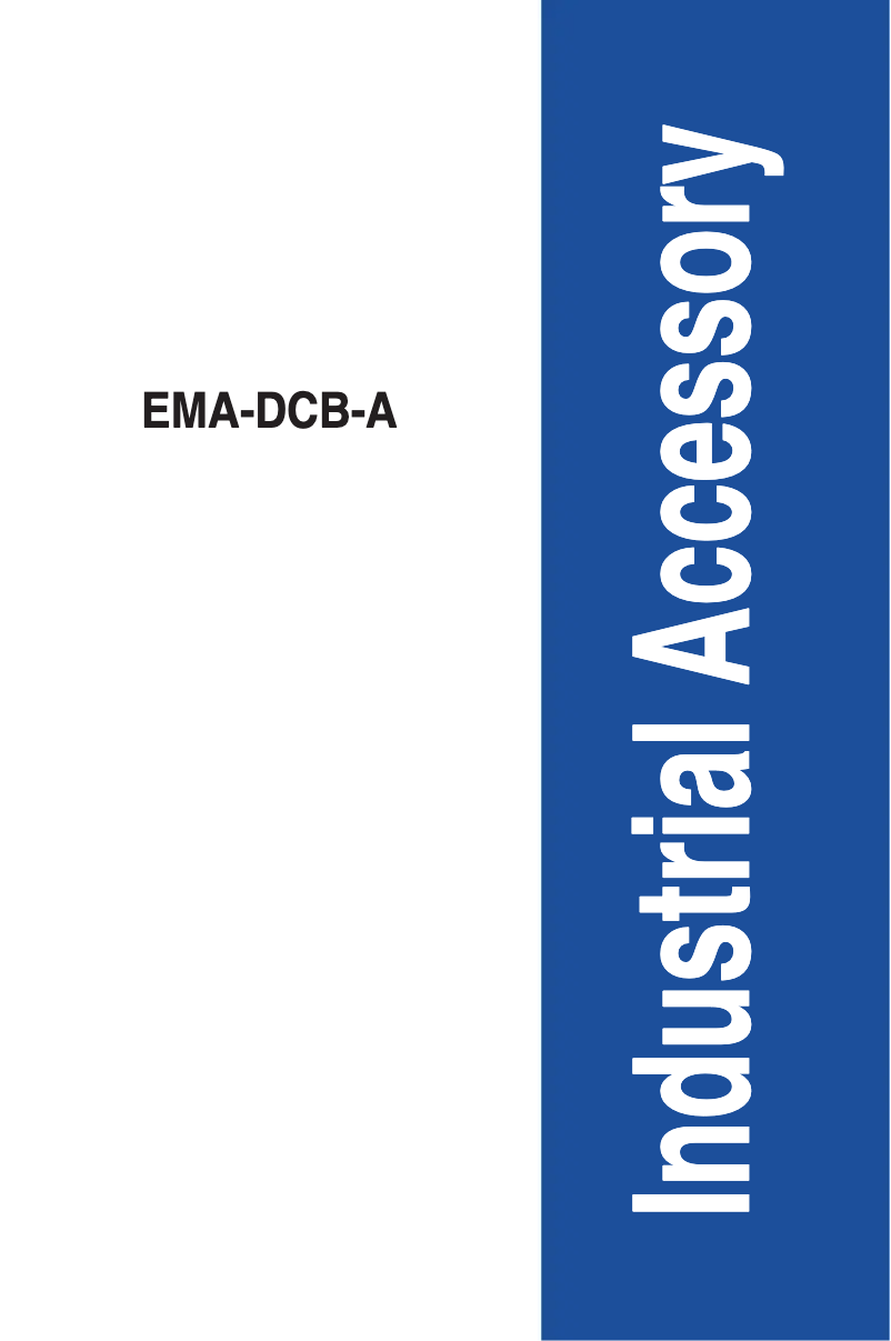 Imagen de la primera página del manual del dispositivo EMA-DCB-A