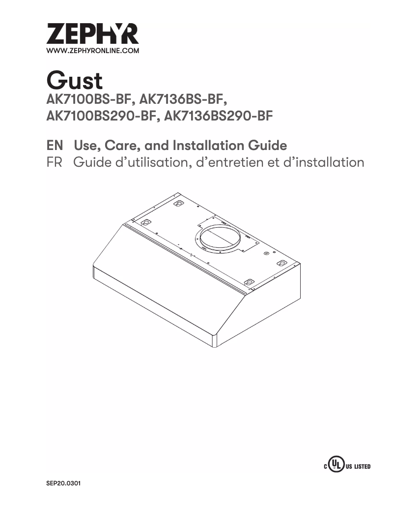 Imagen de la primera página del manual del dispositivo Gust AK7136BS-BF