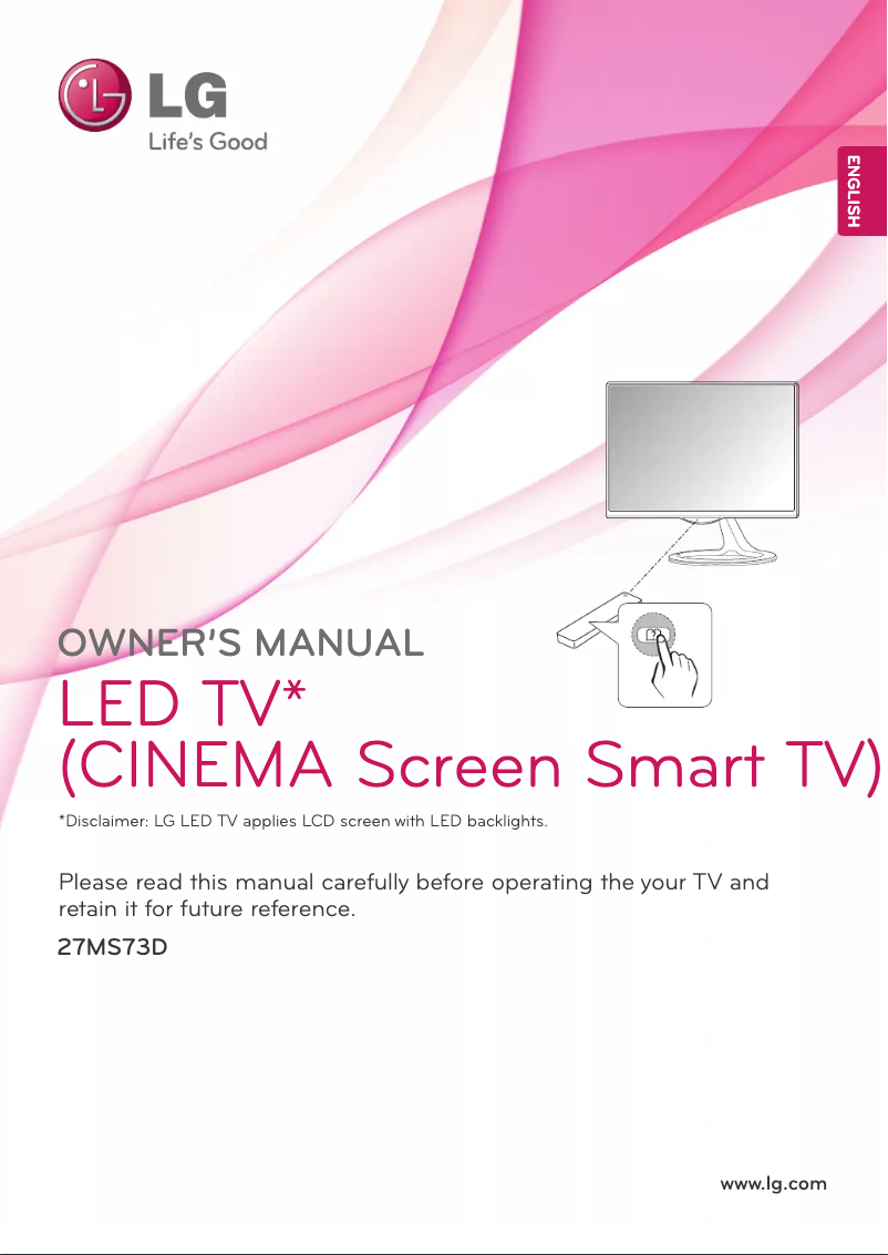 Imagen de la primera página del manual del dispositivo 27MS73D