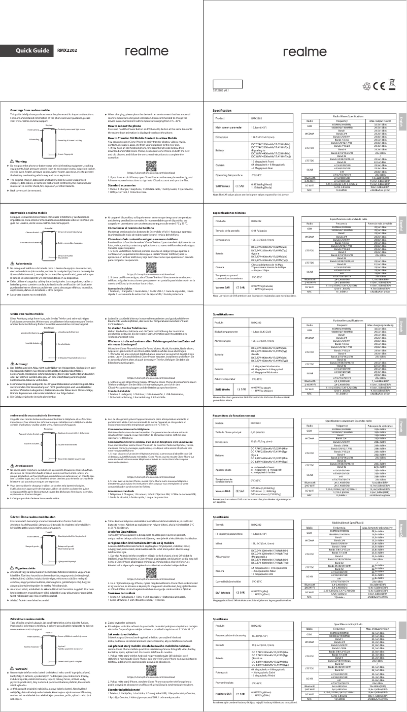Página nº 1 - Manual de usuario Realme GT 5G