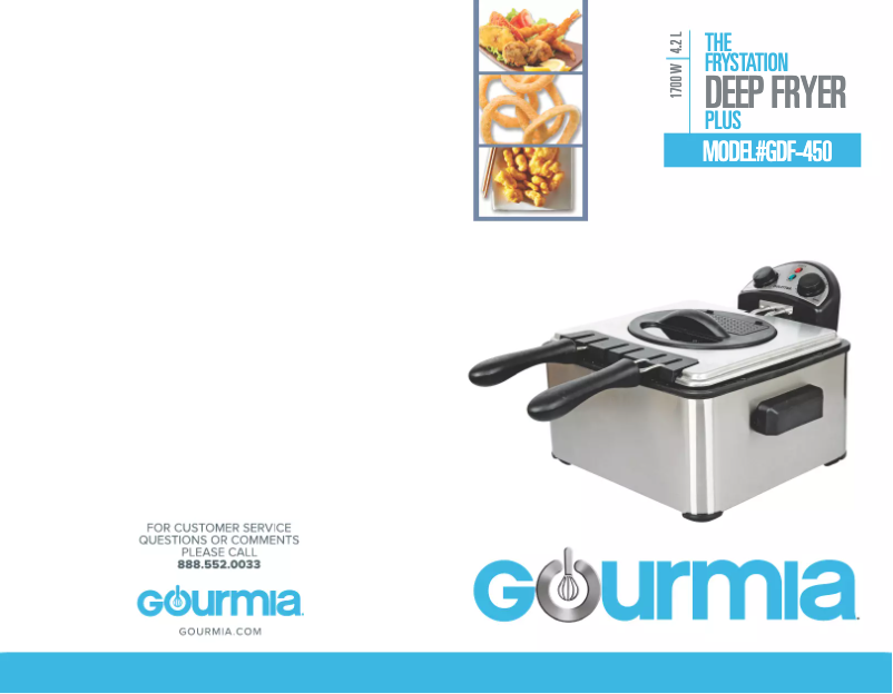 Imagen de la primera página del manual del dispositivo GDF450