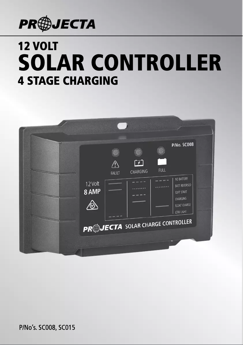 Imagen de la primera página del manual del dispositivo SC008