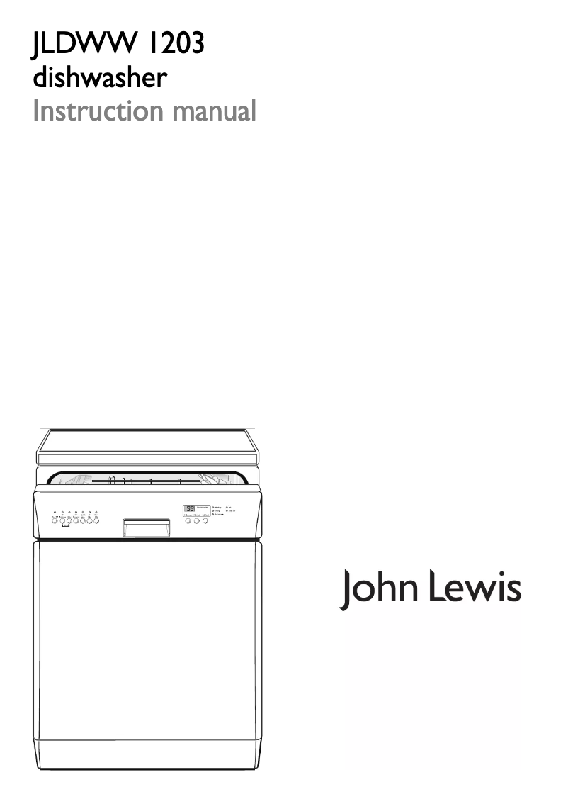 Imagen de la primera página del manual del dispositivo JLDWW 1203
